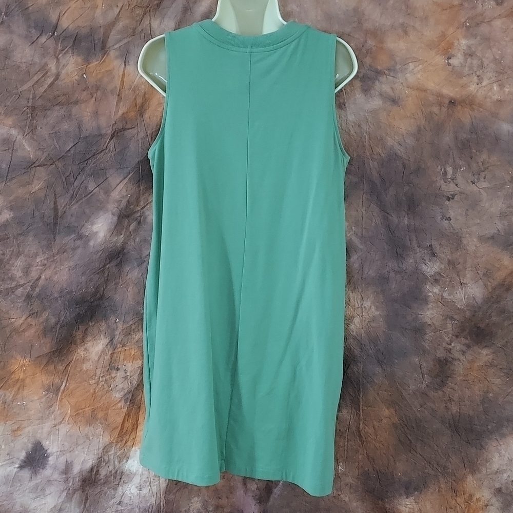 A New Day Target dress muscle tank sleeveless mini length moss forest green L - Picture 4 of 7